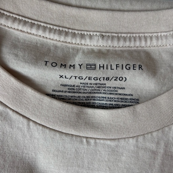 Tommy Hilfiger Cream T-Shirt - Picture 3 of 4